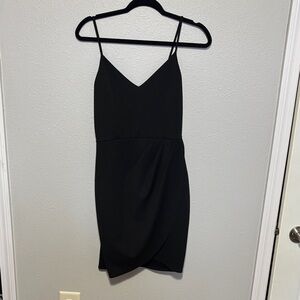 Lulu's Chic Black Mini Dress